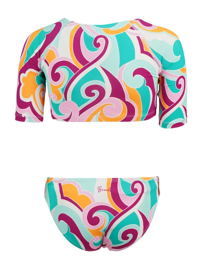 Brunotti Bikinis Kids AmesSwirl Girls Sports Bikini Set Multi Color