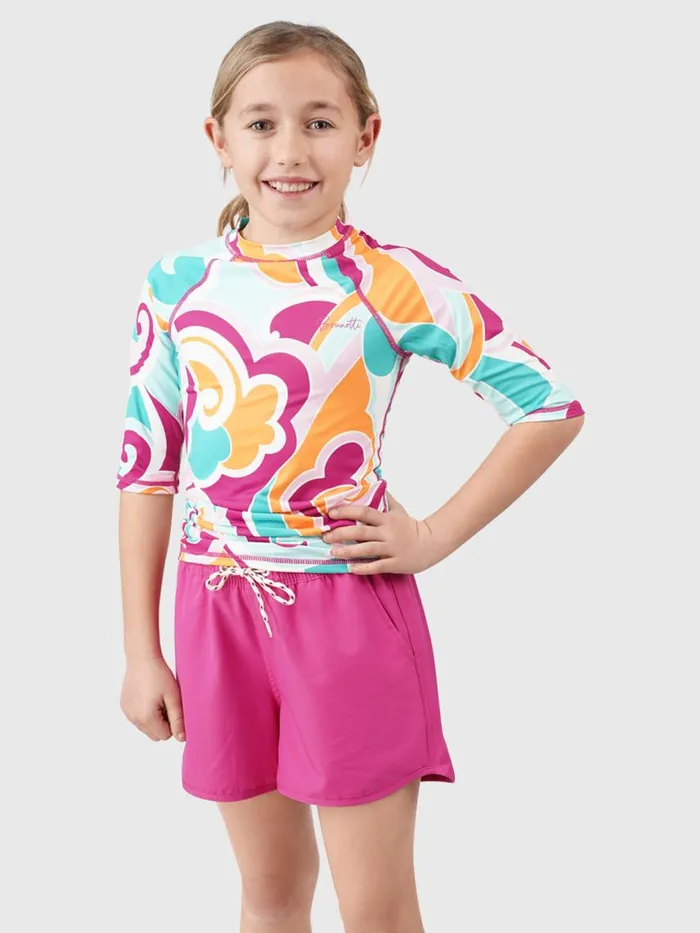 Brunotti Rashguards Girls KidsWater Sports LineasSwirl Girls Rashguard Multi Color