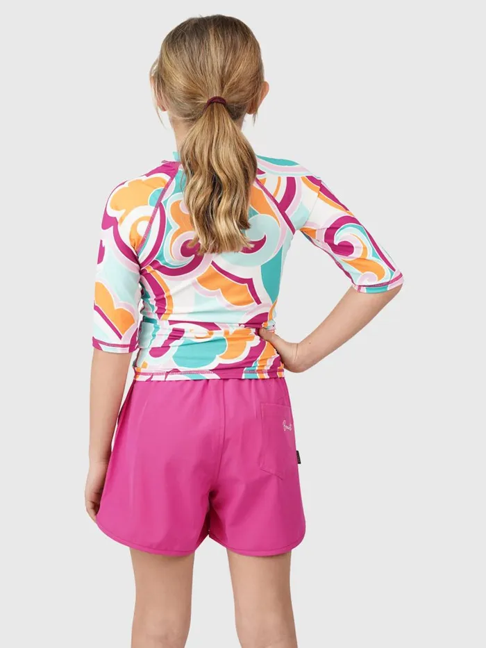 Brunotti Rashguards Girls KidsWater Sports LineasSwirl Girls Rashguard Multi Color