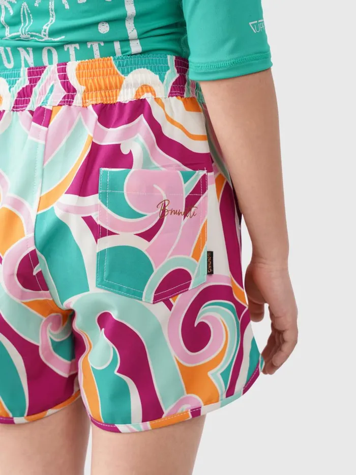 Brunotti Shorts Kids TulyaSwirl Girls Swim Shorts Multi Color