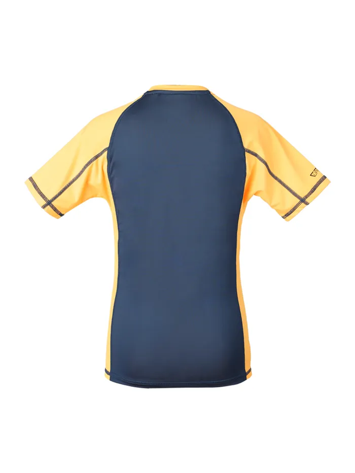 Brunotti UPF50 Rashguards KidsWater Sports Waihy Boys Rashguard Jeans Blue