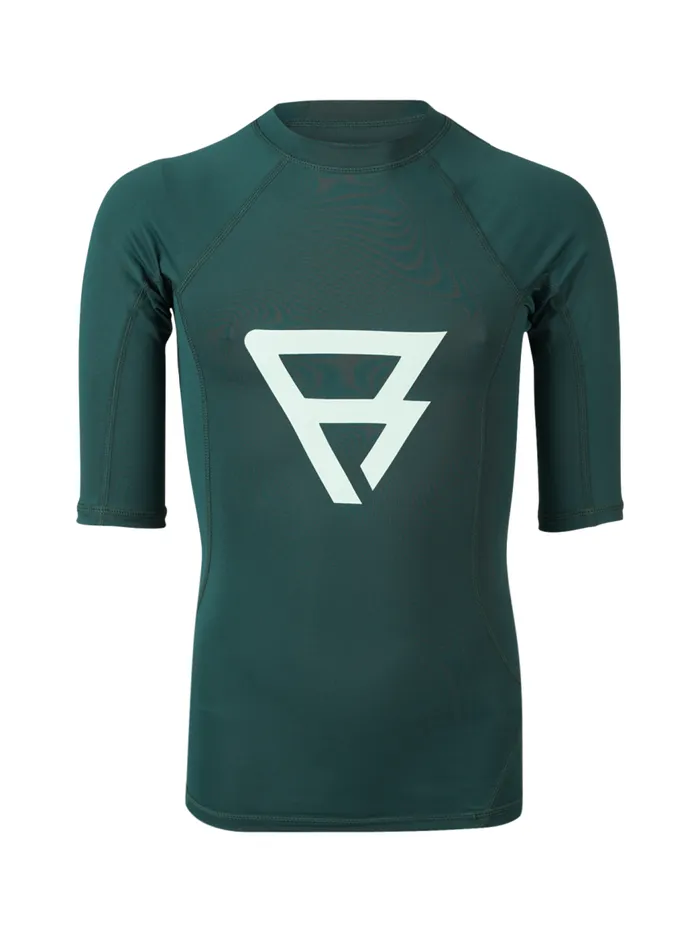 Brunotti UPF50 Rashguards KidsWater Sports Waveguardy Boys Rashguard Green