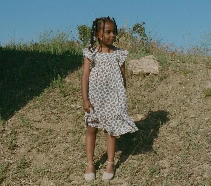 LILY DRESS Sea Salt Bedford Paisley Shop DEN Kids