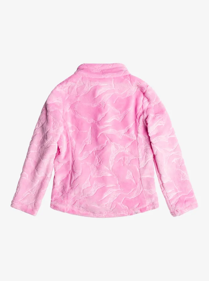 Roxy Snow 27 Mini Igloo Technical ZipUp Hooded Fleece Pink Frosting 8211 Girls