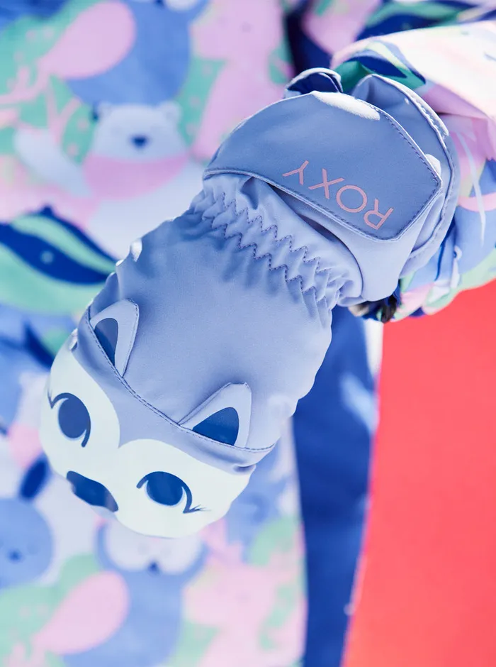 Roxy Snow 27 Snows Up Technical SnowboardSki Mittens Easter Egg 8211 Girls