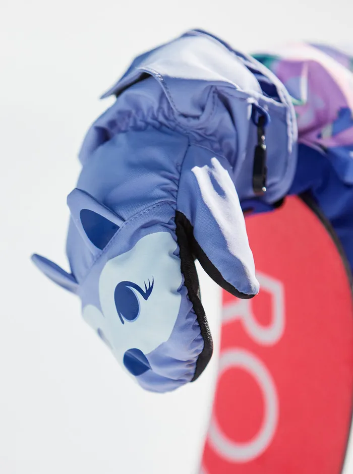 Roxy Snow 27 Snows Up Technical SnowboardSki Mittens Easter Egg 8211 Girls