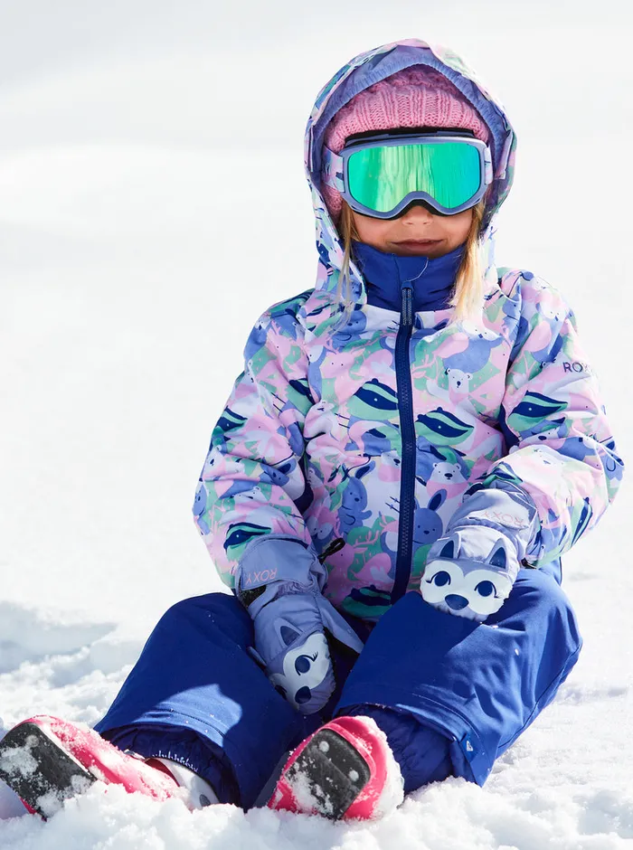 Roxy Snow 27 Snows Up Technical SnowboardSki Mittens Easter Egg 8211 Girls