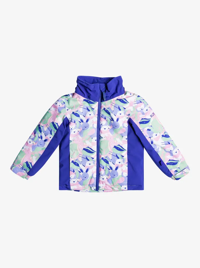 Roxy Snow 27 Snowy Tale Technical Snow Jacket Bright White Mountains Locals 8211 Girls