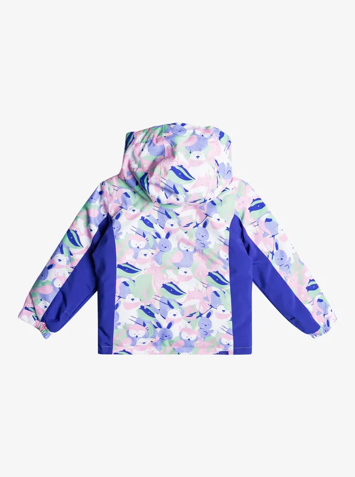 Roxy Snow 27 Snowy Tale Technical Snow Jacket Bright White Mountains Locals 8211 Girls