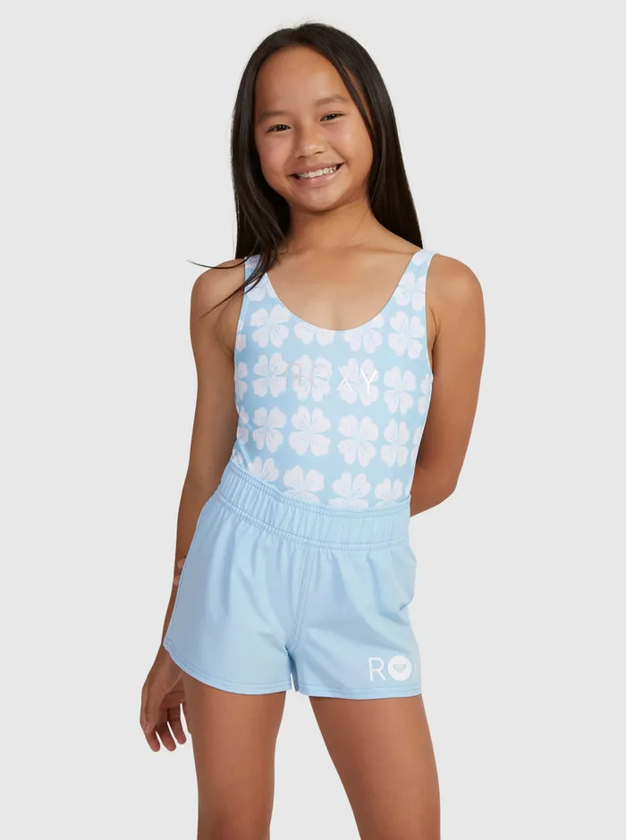 Roxy Swim 716 Essentials Boardshorts Clear Sky 8211 Girls