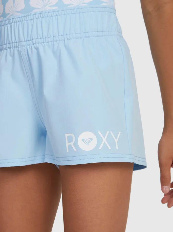 Roxy Swim 716 Essentials Boardshorts Clear Sky 8211 Girls