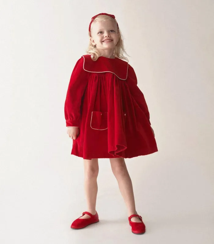 SUZETTE DRESS Rosso Shop DEN Kids