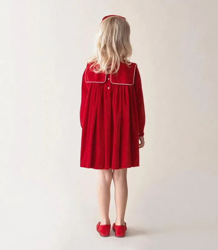 SUZETTE DRESS Rosso Shop DEN Kids