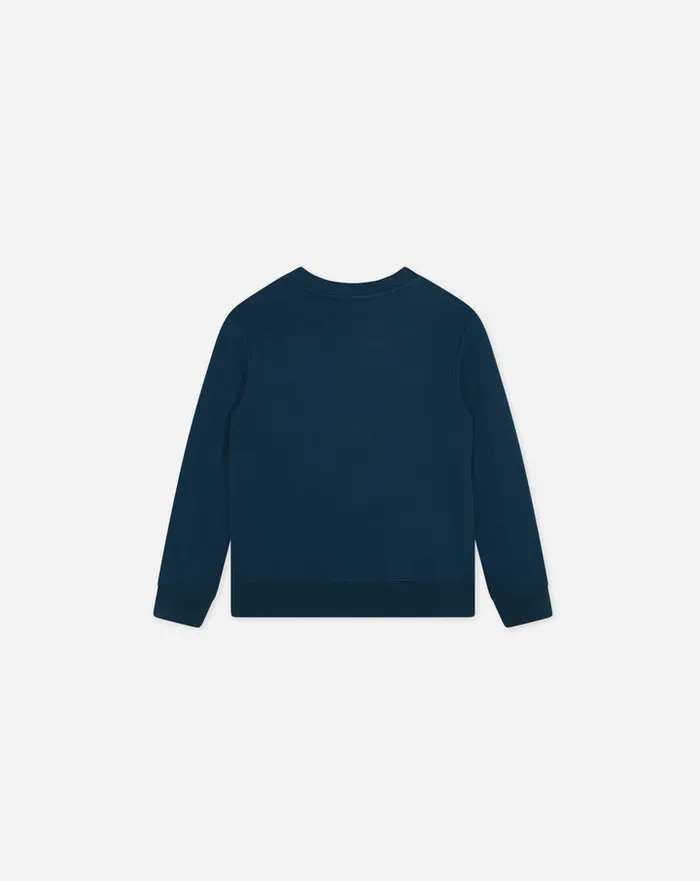 Children Lanvin Boys 4 8211 14 Years Roundneck Logo Sweatshirt Teal Children Lanvin Boys 4 8211 14 Years Roundneck Logo Sweatshirt Teal