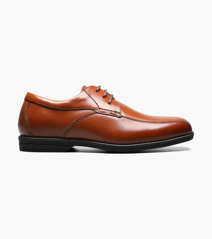 Florsheim Boys Bike Toe Oxford Cognac Kids Kids Dress