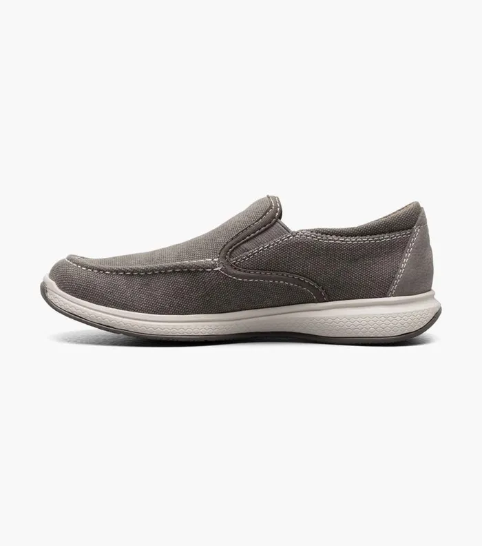 Florsheim Boys Canvas Venetian Slip On Gray Kids Kids Casual