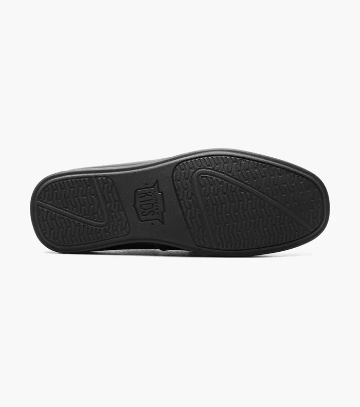 Florsheim Boys Moc Toe Drop Tassel Loafer Black Kids Kids Dress