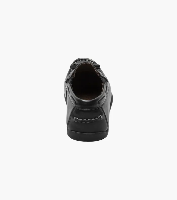 Florsheim Boys Moc Toe Drop Tassel Loafer Black Kids Kids Dress