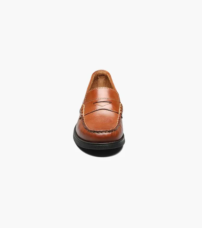 Florsheim Boys Moc Toe Penny Loafer Saddle Tan Kids Kids Dress