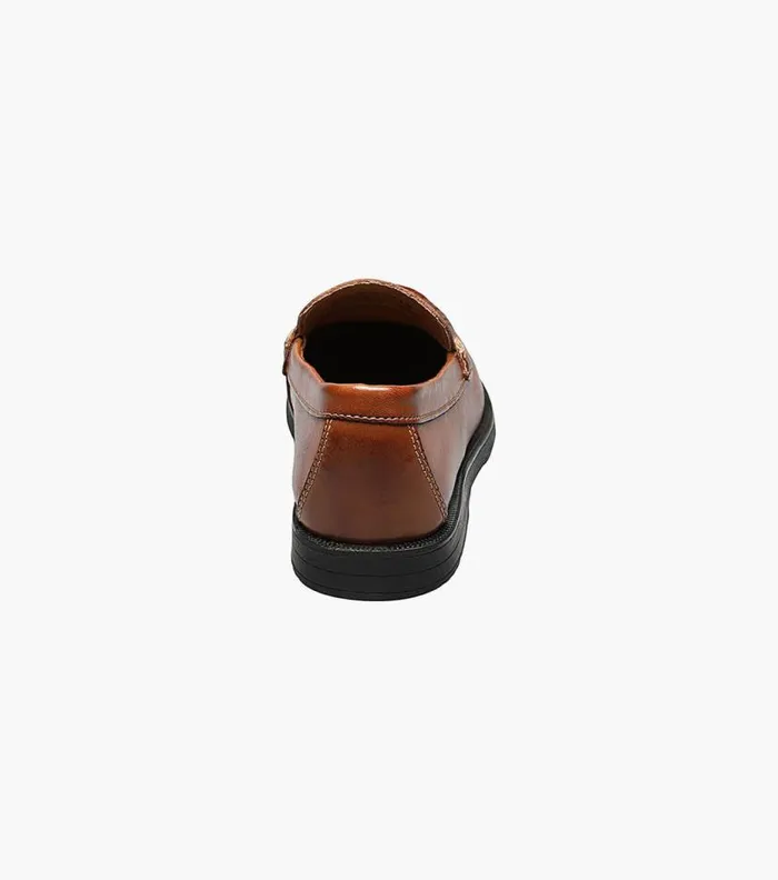 Florsheim Boys Moc Toe Penny Loafer Saddle Tan Kids Kids Dress