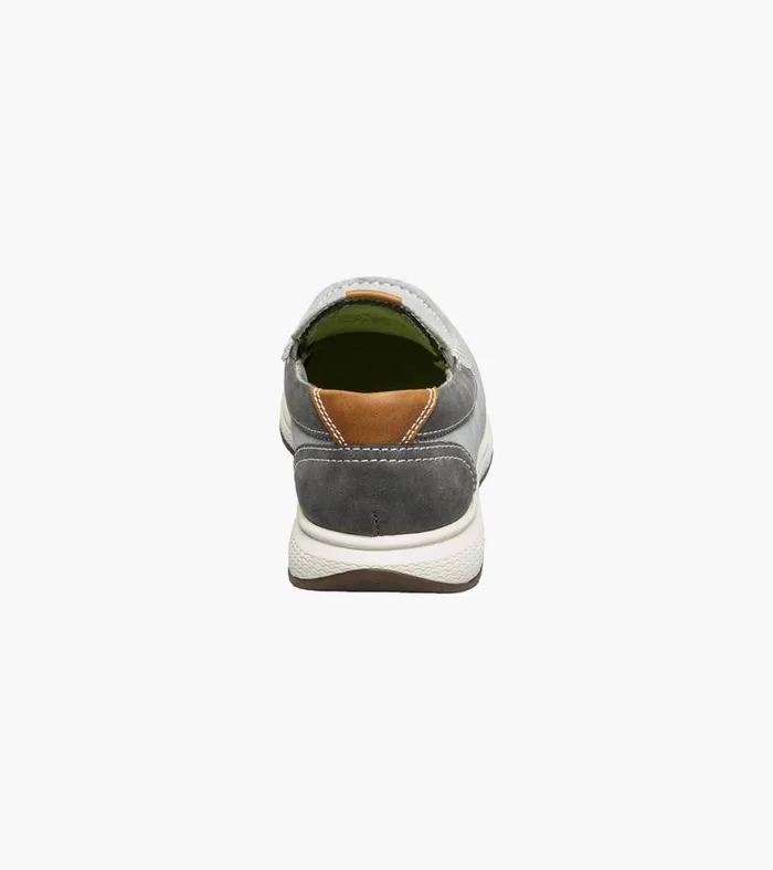 Florsheim Boys Moc Toe Slip On Sneaker Gray Kids Kids Casual