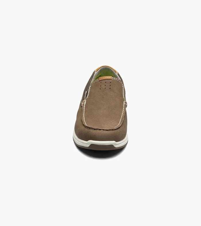 Florsheim Boys Moc Toe Slip On Sneaker Mushroom Kids Kids Casual