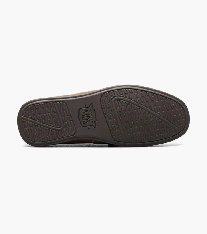 Florsheim Boys Moc Toe Strap Loafer Saddle Tan Kids Kids Casual