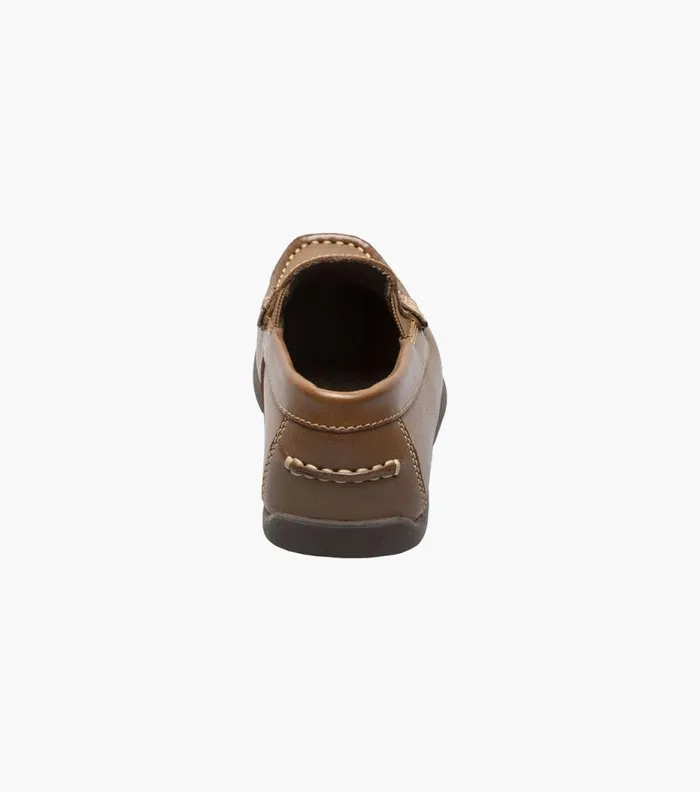 Florsheim Boys Moc Toe Strap Loafer Saddle Tan Kids Kids Casual