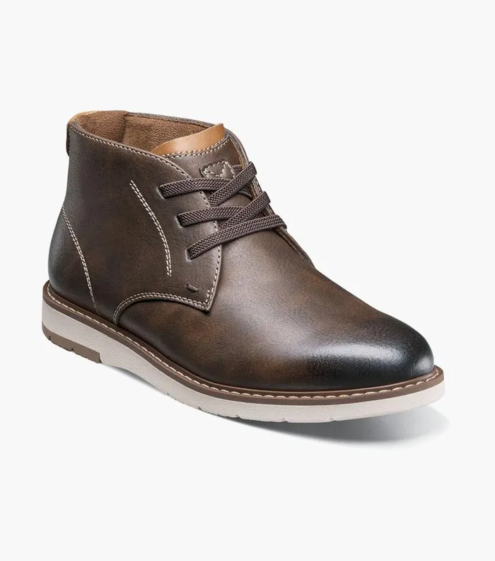 Florsheim Boys Plain Toe Chukka Boot Brown Ch Kids Kids Casual
