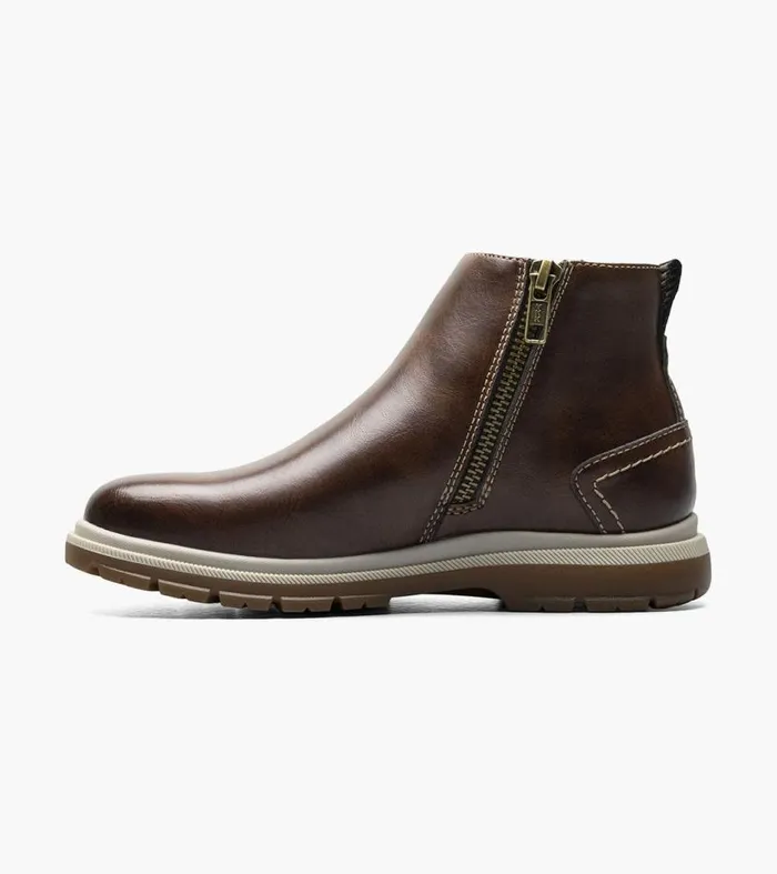 Florsheim Boys Plain Toe Gore Boot Chestnut Kids Kids Casual