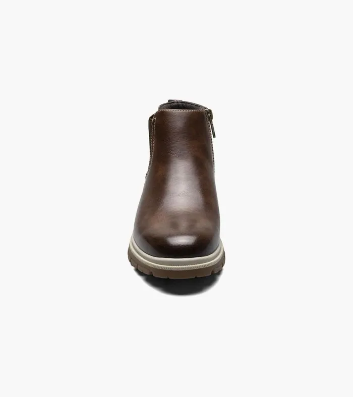 Florsheim Boys Plain Toe Gore Boot Chestnut Kids Kids Casual
