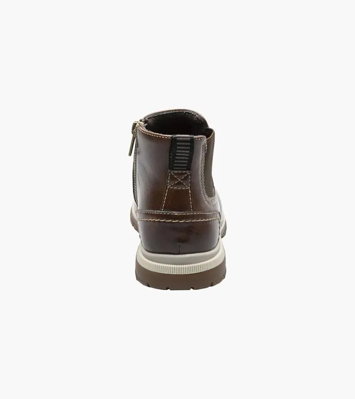 Florsheim Boys Plain Toe Gore Boot Chestnut Kids Kids Casual