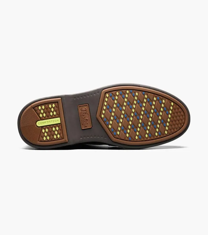 Florsheim Boys Plain Toe Oxford Brown Tumbled Kids Kids Casual