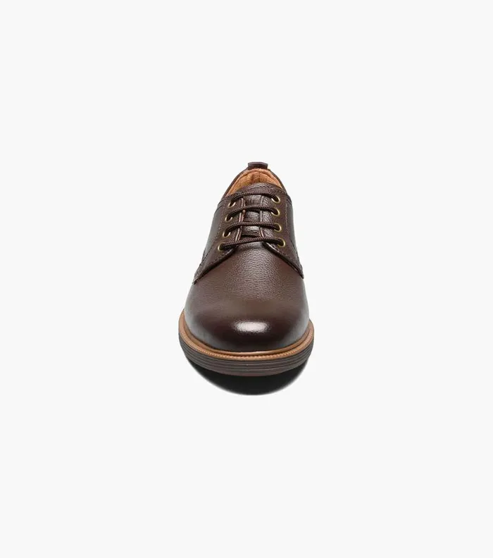 Florsheim Boys Plain Toe Oxford Brown Tumbled Kids Kids Casual