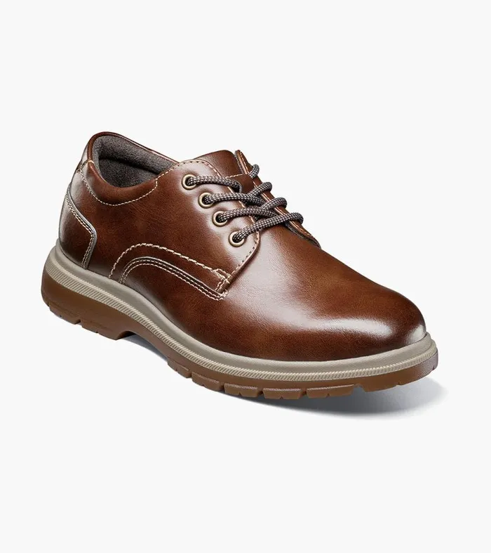 Florsheim Boys Plain Toe Oxford Chestnut Kids Kids Casual