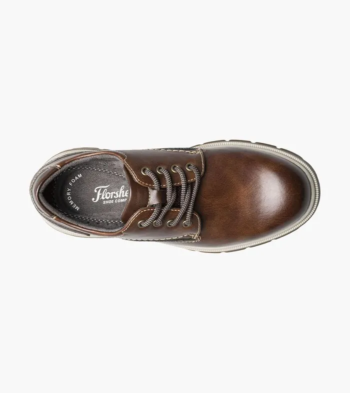 Florsheim Boys Plain Toe Oxford Chestnut Kids Kids Casual