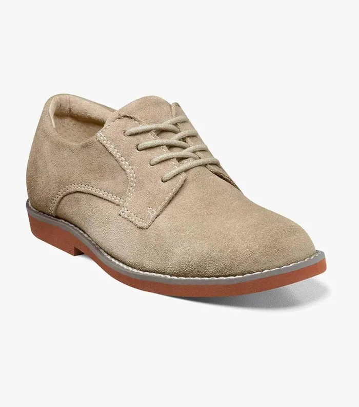Florsheim Boys Plain Toe Oxford Sand Kids Kids Casual