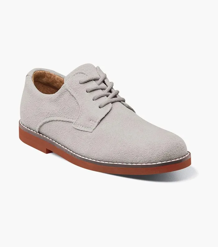 Florsheim Boys Plain Toe Oxford White Kids Kids Casual