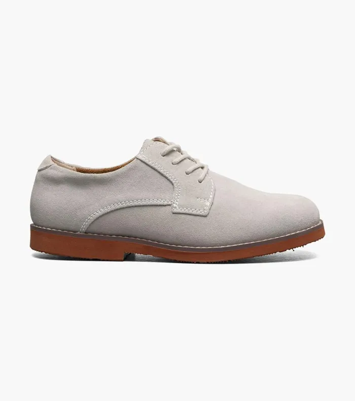 Florsheim Boys Plain Toe Oxford White Kids Kids Casual