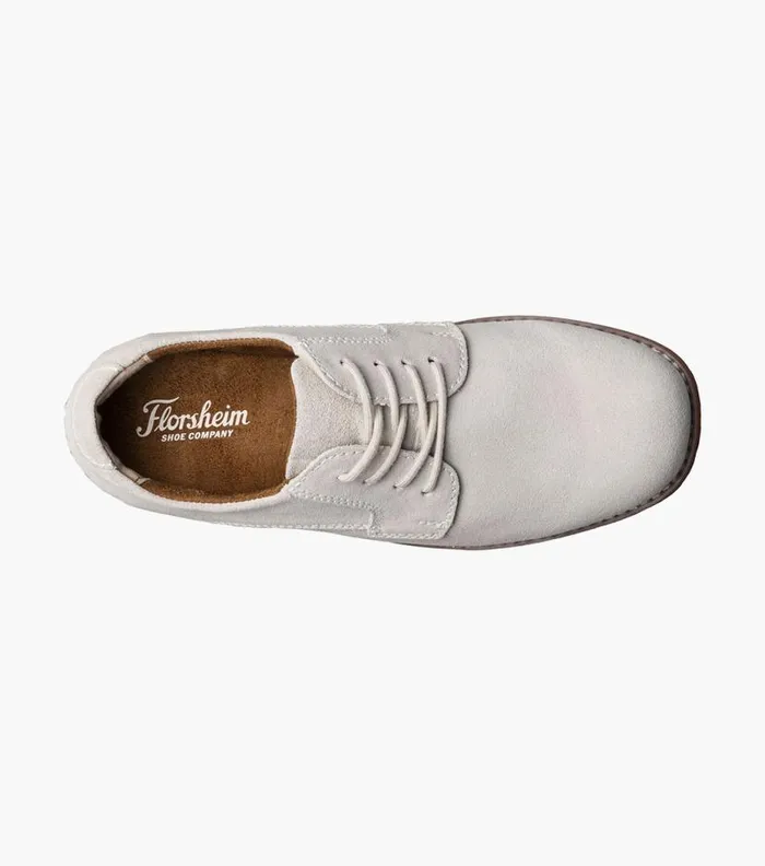Florsheim Boys Plain Toe Oxford White Kids Kids Casual
