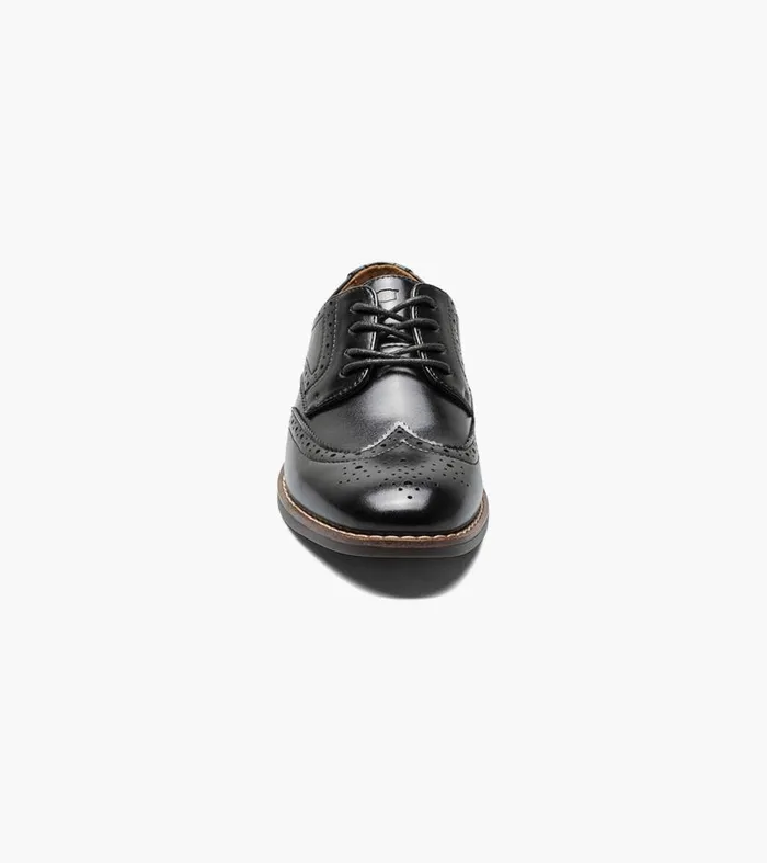 Florsheim Boys Wingtip Oxford Black Kids Kids Dress