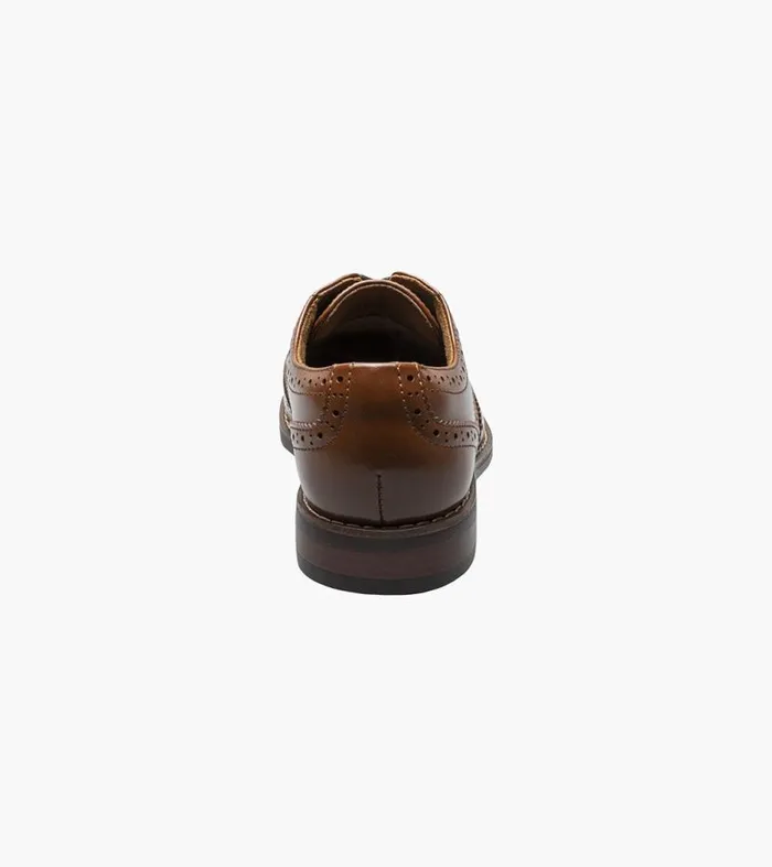 Florsheim Boys Wingtip Oxford Cognac Kids Kids Dress