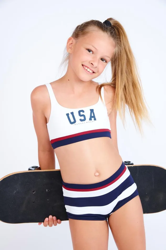 2 Pieces Navy 8211 M TOUKA OLYMPIA Navy Kids Banana Moon Girl and Boy