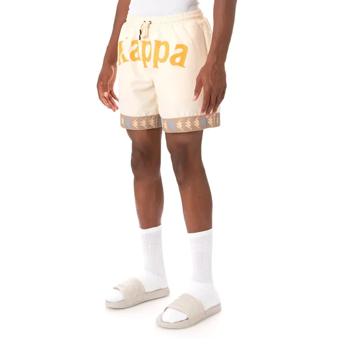222 Banda Befotaka Swim Shorts 8211 Beige Beige Kappa Mens Shorts Christmas