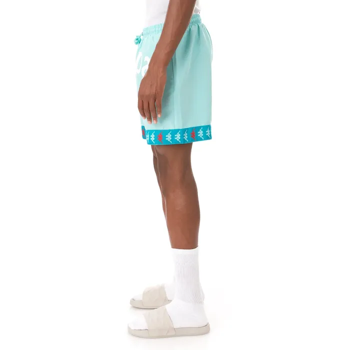 222 Banda Befotaka Swim Shorts 8211 Peacock Peacock Kappa Mens Swim Shorts Christmas