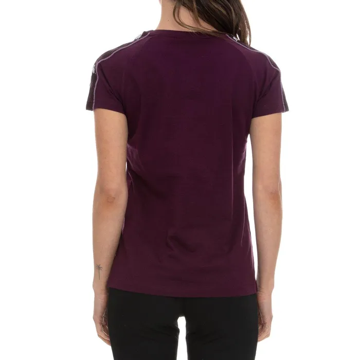 222 Banda Brefan TShirt 8211 Violet White Violet White Kappa Womens TShirts Online