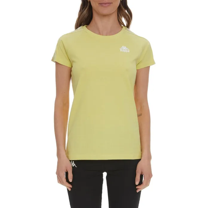222 Banda Brefan TShirt 8211 Yellow Lime Yellow Lime Kappa Womens TShirts Online 222 Banda Brefan TShirt 8211 Yellow Lime Yellow Lime Kappa Womens TShirts Online