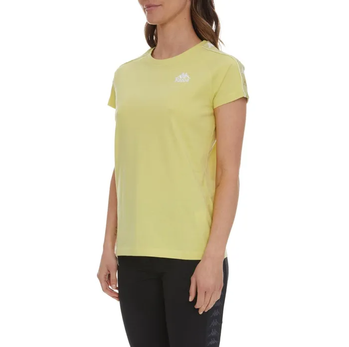 222 Banda Brefan TShirt 8211 Yellow Lime Yellow Lime Kappa Womens TShirts Online