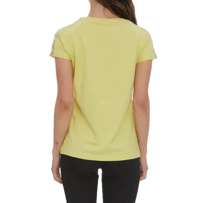 222 Banda Brefan TShirt 8211 Yellow Lime Yellow Lime Kappa Womens TShirts Online