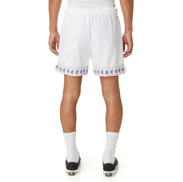 222 Banda Calabash Swim Shorts 8211 White White Kappa Mens Shorts Christmas Gift
